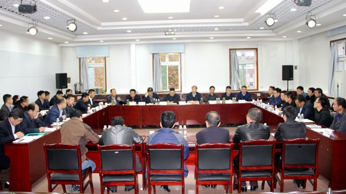 公司領(lǐng)導(dǎo)劉合理參加陜煤建設(shè)銅煤公司黨支部書(shū)記例會(huì)