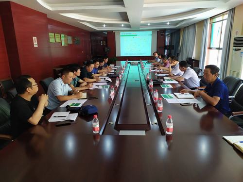 王明智與環(huán)保集團交流推進銅川聲威固廢項目建設(shè)