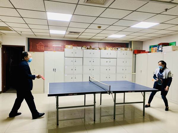 陜煤建設(shè)礦建二公司員工釋放正能量燃燒卡路里