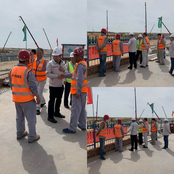 西北電力設(shè)計(jì)院有限公司董事長(zhǎng)、黨委書記胡明深入陜煤建設(shè)天工公司施工現(xiàn)場(chǎng)慰問指導(dǎo)工作