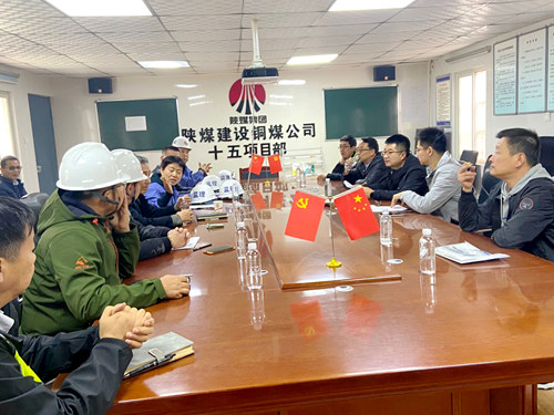 西安市住建局到藍(lán)山水岸項(xiàng)目檢查指導(dǎo)工作