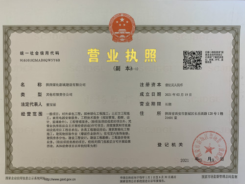 陜煤建設(shè)在西安市新城區(qū)組建區(qū)域公司