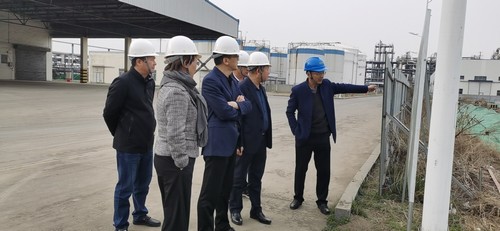 趙敬凱深入山東宏信化工股份有限公司老廠區(qū)搬遷改造項(xiàng)目檢查指導(dǎo)工作