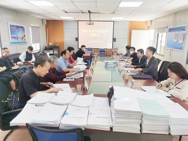 陜煤集團(tuán)檔案資料督導(dǎo)組一行蒞臨藍(lán)山水岸（南北區(qū)）項(xiàng)目檢查指導(dǎo)工作