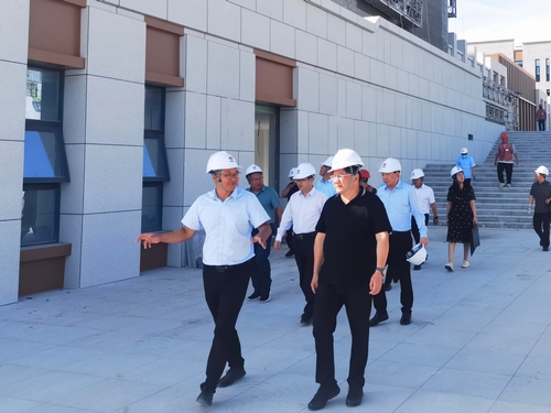 陜西省審計(jì)廳黨組成員、副廳長牟軍利一行蒞臨中共榆林市委黨校新校區(qū)建設(shè)項(xiàng)目檢查指導(dǎo)工作