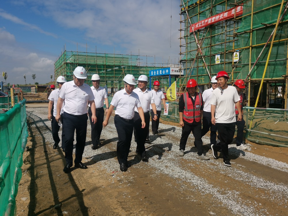 趙敬凱到陜北片區(qū)礦建項目調研