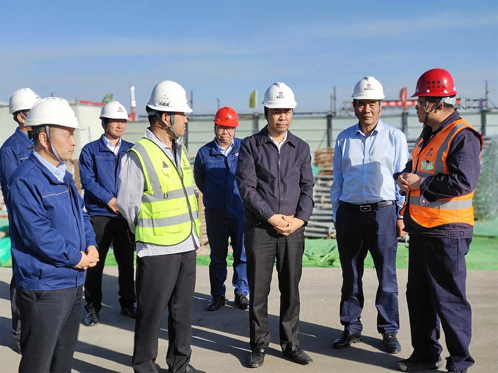 陜煤集團副總經(jīng)理宋召軍深入天工公司項目一線檢查指導(dǎo)