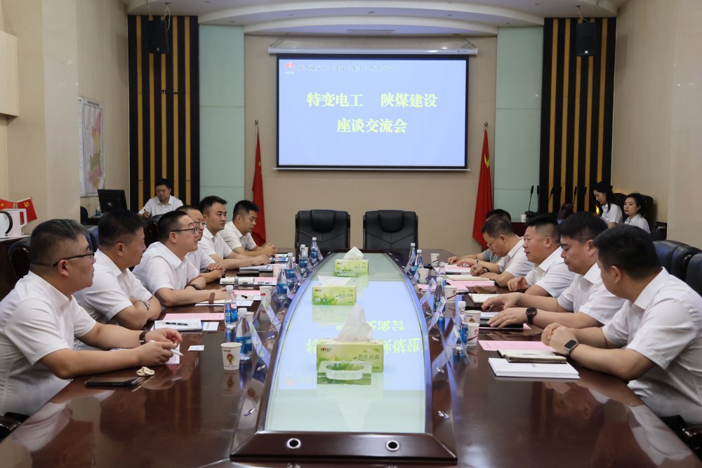 特變電工股份有限公司到陜煤建設(shè)開(kāi)展座談交流